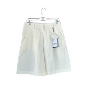 NWT WEEKEND MAX MARA Women's Pinne Shorts White Size 12